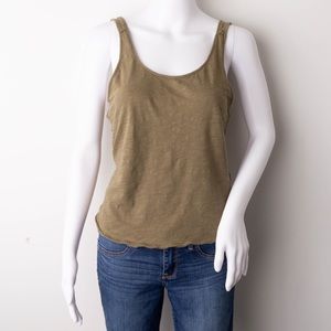 Roxy | Distresses Tank | Olive Green | S